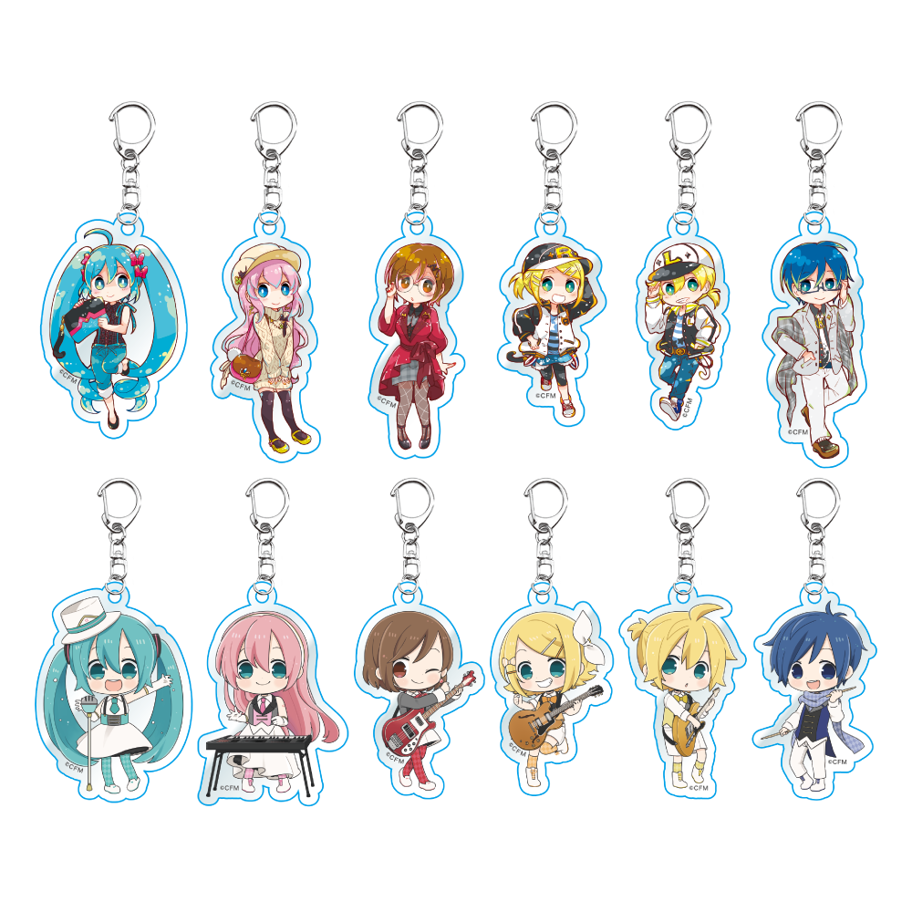 トレーディングアクリルキーホルダー
