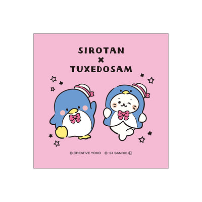 しろたん × はぴだんぶい ハンドタオル / しろたん×タキシードサム