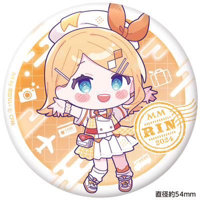 マジカルミライ2024 ぷにぷに缶バッジ / 鏡音リン 鹿田ないver.