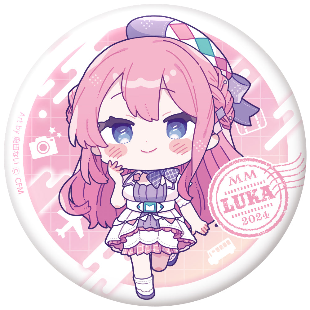 ぷにぷに缶バッジ / 巡音ルカ 鹿田ないver.※各2限