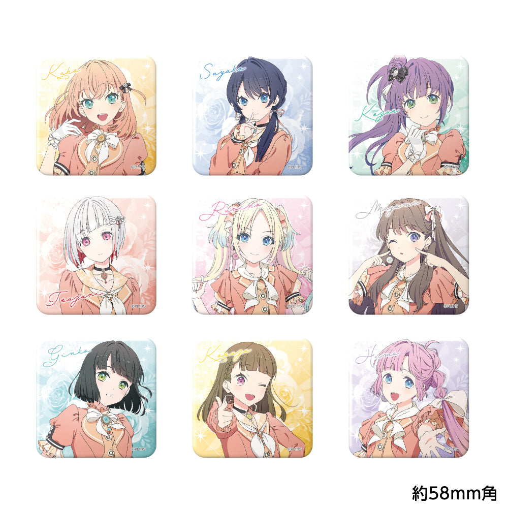 トレーディング描き下ろしスクエア缶バッジ