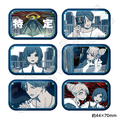 都市伝説解体センター トレーディングスクエア缶バッジ(BOX)