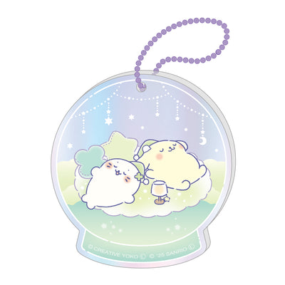 しろたん × サンリオキャラクターズ vol.3 オーロラアクリルキーホルダー / しろたん×ポムポムプリン