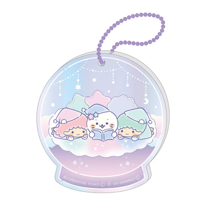 しろたん × サンリオキャラクターズ vol.3 オーロラアクリルキーホルダー / しろたん×リトルツインスターズ