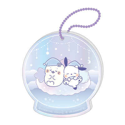 しろたん × サンリオキャラクターズ vol.3 オーロラアクリルキーホルダー / しろたん×ポチャッコ