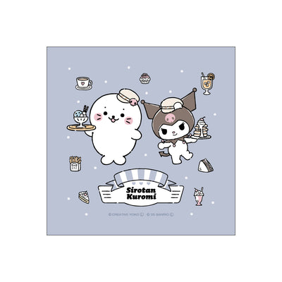 しろたん × サンリオキャラクターズ vol.3 ハンドタオル / しろたん×クロミ