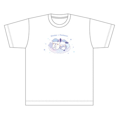 しろたん × サンリオキャラクターズ vol.3 Tシャツ / しろたん×ポチャッコ