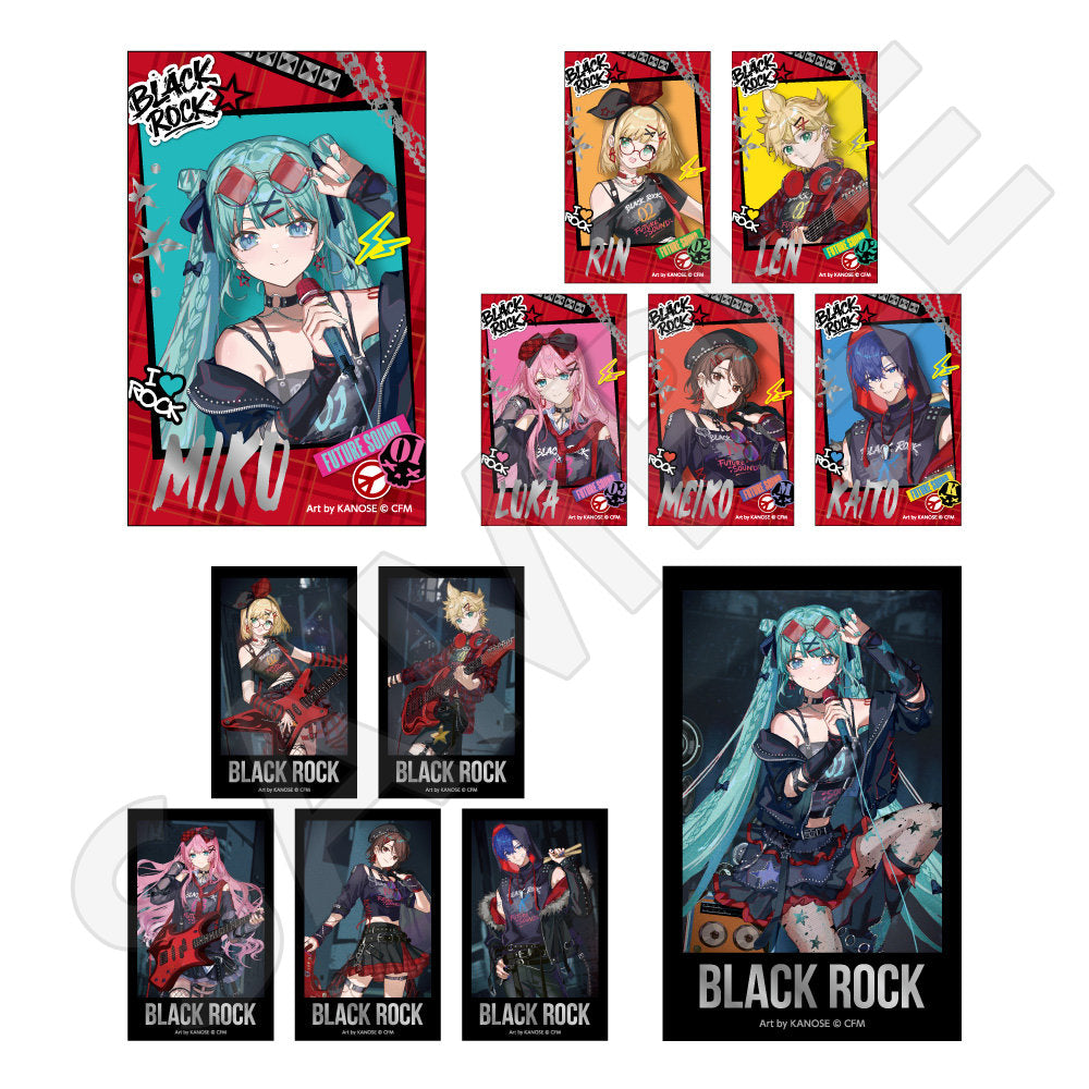 トレーディング箔押しチェキ風カード バンドver. (BOX)