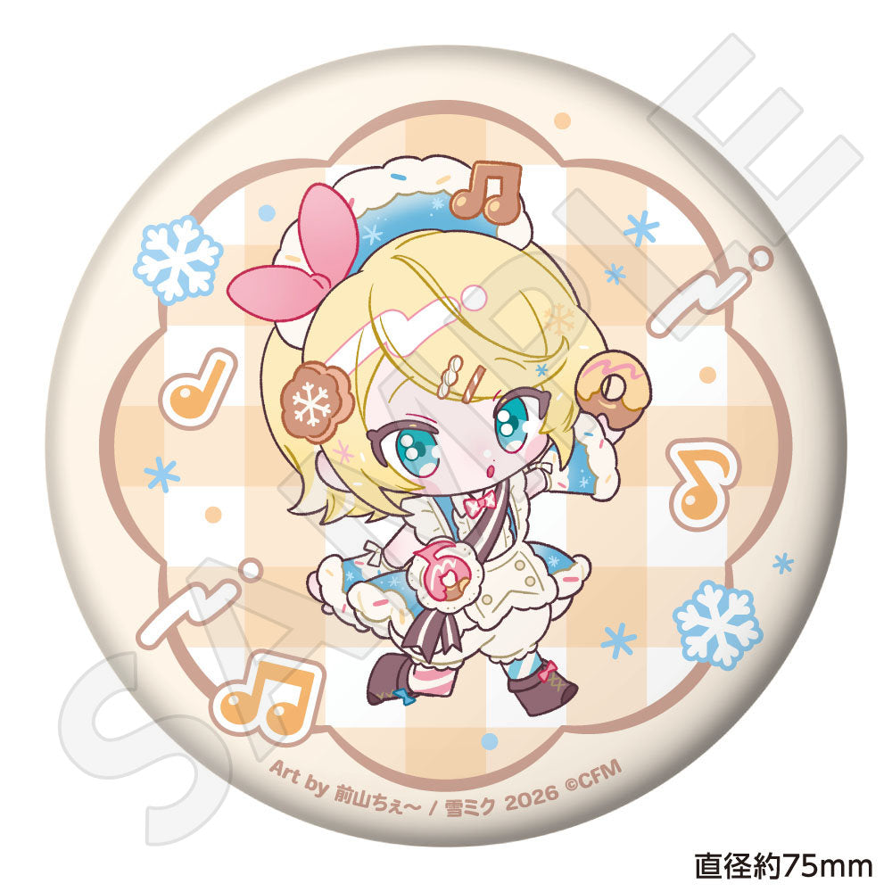 ぷにぷに缶バッジ 鏡音リン 前山ちぇ~ ver.