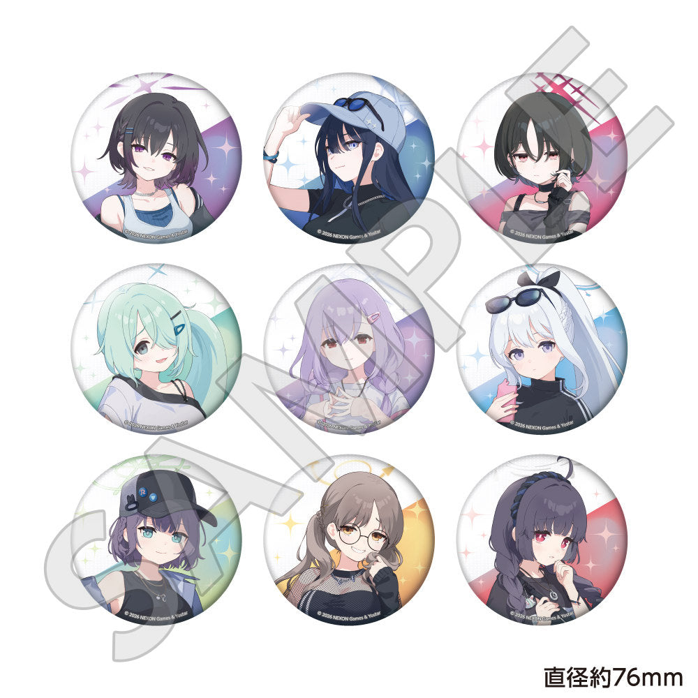 ブルーアーカイブ -Blue Archive- トレーディング描き下ろしおっきめ缶バッジ 5.5th Anniversary POP UP STORE