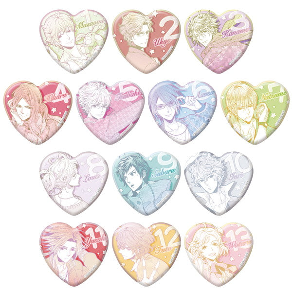 BROTHERS CONFLICT トレーディングハート缶バッジ(BOX)