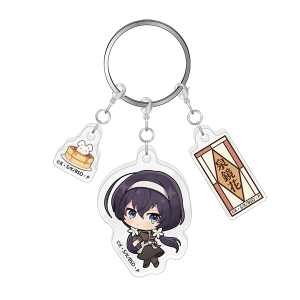 文豪ストレイドッグス 3連アクリルキーホルダー 純文豪喫茶ver. /泉鏡花