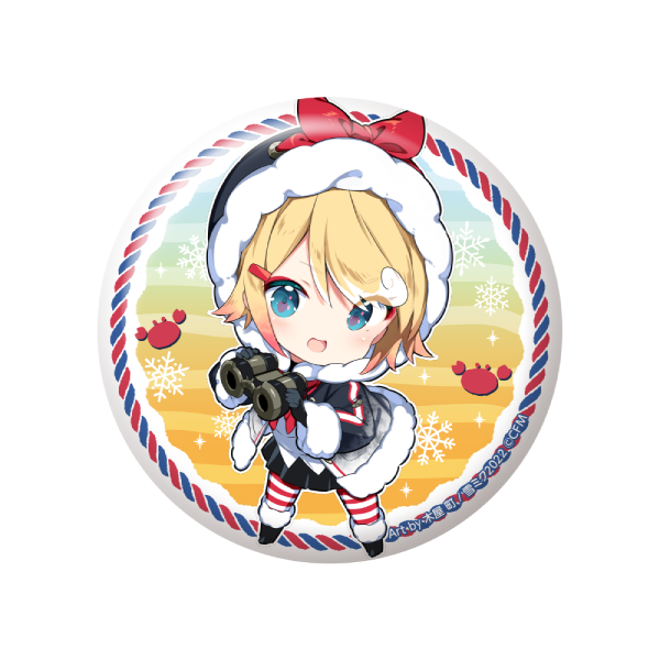 SNOW MIKU 2022 ぷにぷに缶バッジ/リンver.