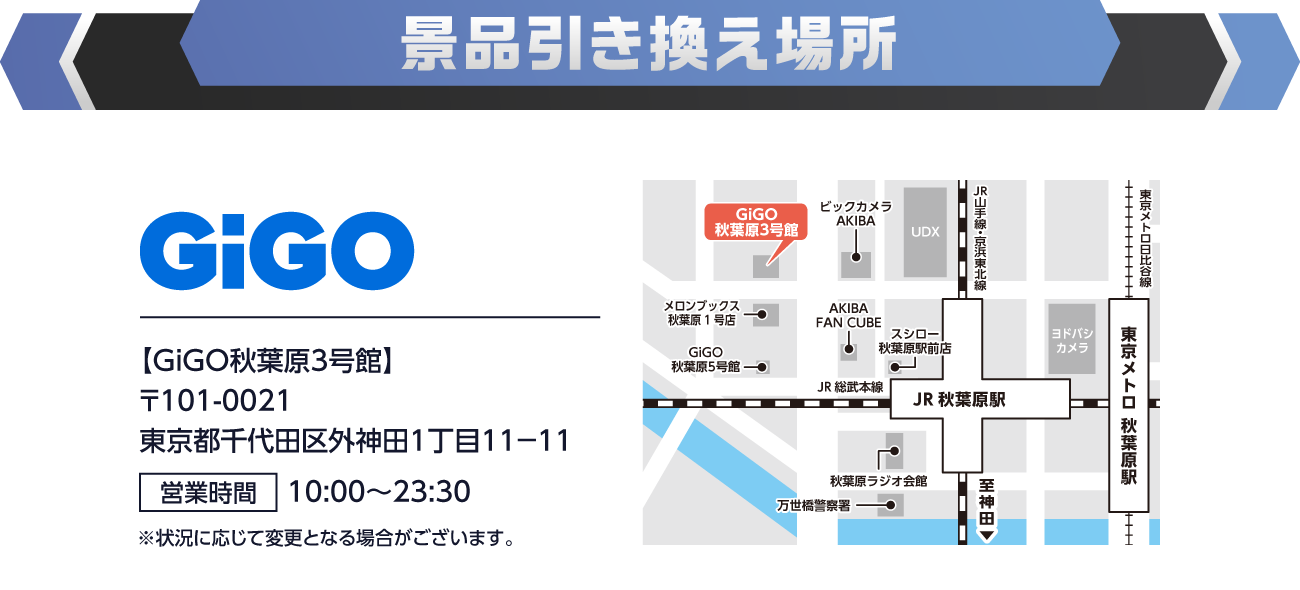 抽選景品交換所