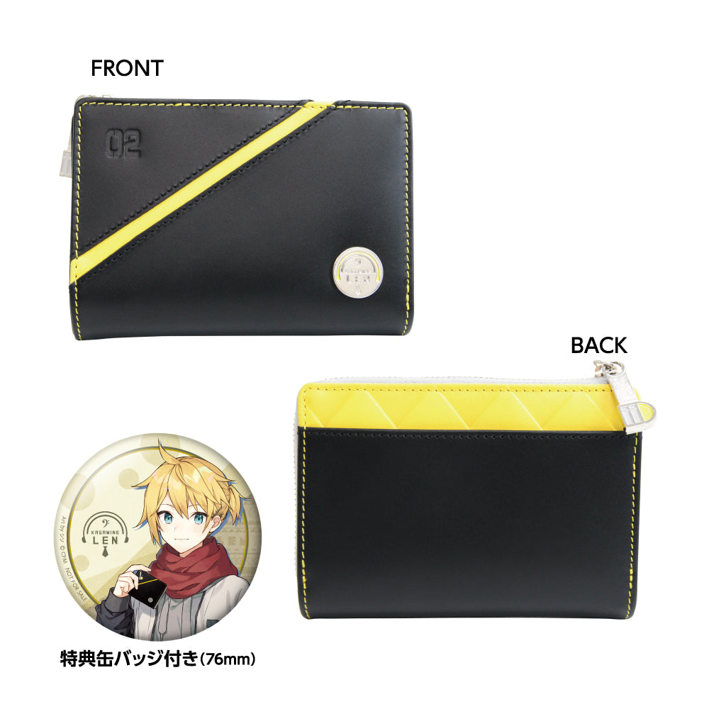 鏡音レン 本革二つ折り財布 リバイバルver.