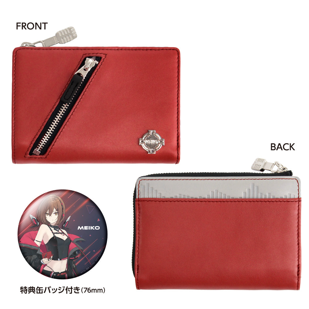 MEIKO 本革二つ折り財布