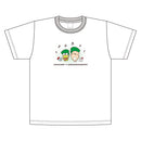 しろたん × はぴだんぶい Tシャツ / けろけろけろっぴ