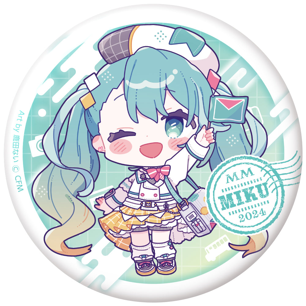   ぷにぷに缶バッジ / 初音ミク 鹿田ないver.※各2限