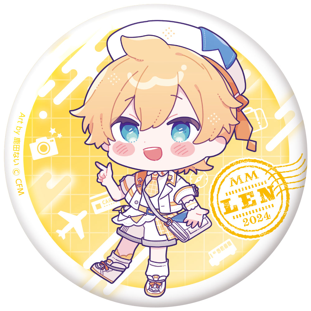   ぷにぷに缶バッジ / 鏡音レン 鹿田ないver.※各2限
