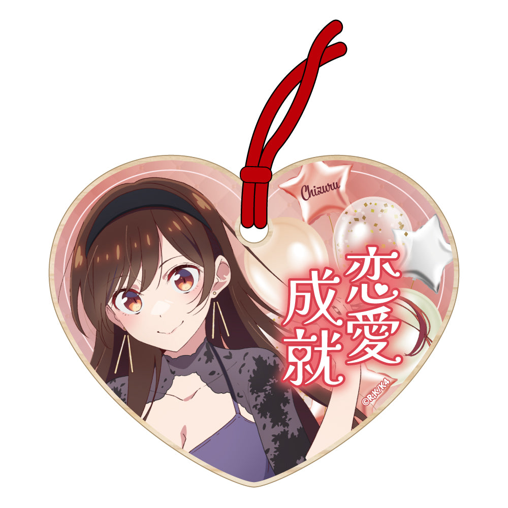  描き下ろし絵馬風ストラップ ドレスver. / 水原千鶴