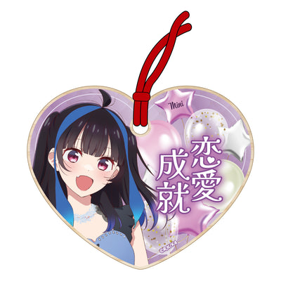 彼女、お借りします 描き下ろし絵馬風ストラップ ドレスver. / 八重森みに