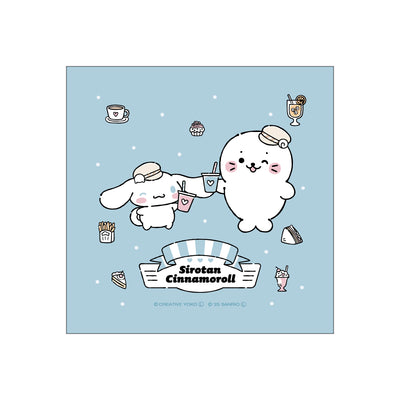しろたん × サンリオキャラクターズ vol.3　ハンドタオル / しろたん×シナモロール