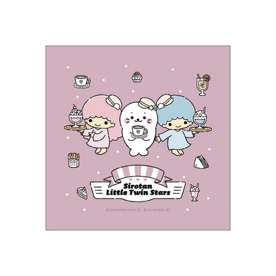しろたん × サンリオキャラクターズ vol.3　ハンドタオル / しろたん×リトルツインスターズ