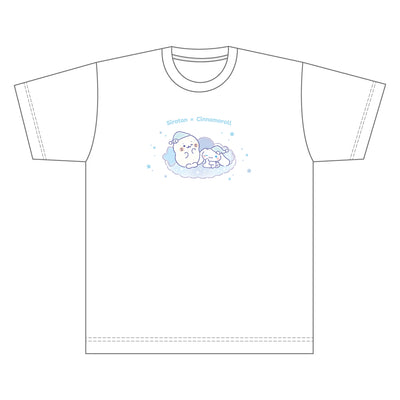 しろたん × サンリオキャラクターズ vol.3　Tシャツ / しろたん×シナモロール