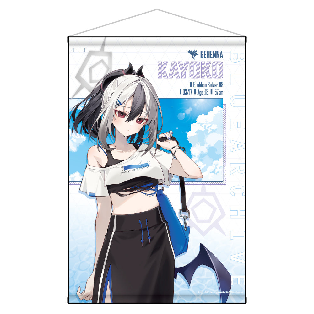  ブルーアーカイブ -Blue Archive- 描き下ろしB2タペストリー 4.5th Anniversary POP UP STORE / カヨコ