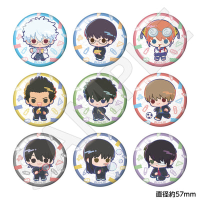 3年Z組銀八先生 トレーディングちびキャラ缶バッジ 休み時間ver. (BOX)