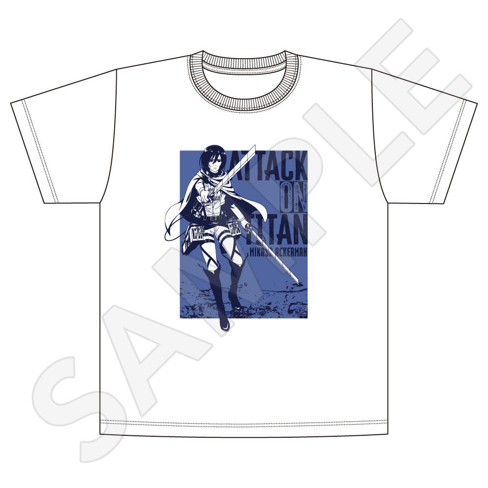  Tシャツ Fighting ver. / ミカサ・アッカーマン 