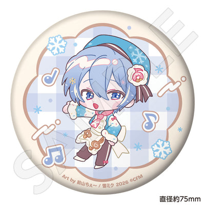 SNOW MIKU 2026 ぷにぷに缶バッジ KAITO 前山ちぇ～ ver.