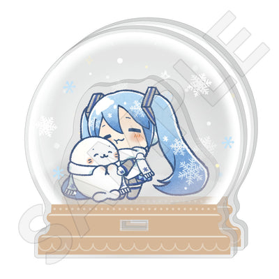 しろたん×雪ミク アクリルジオラマ 【C】