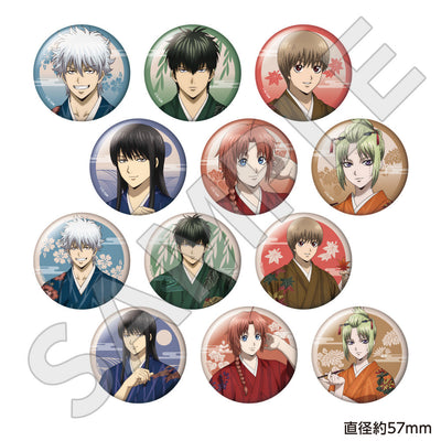 新劇場版 銀魂 -吉原大炎上-　トレーディング缶バッジ　着物ver. (単品)
