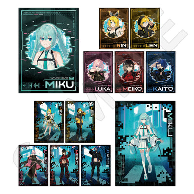 初音ミク 秋葉原フェスティバル2026 トレーディングクリスタルプリントブロマイド サイバーパンクver.(2枚入)