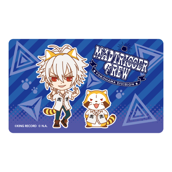 ヒプノシスマイク×ラスカル　光るICカードステッカー【碧棺 左馬刻 ver.】