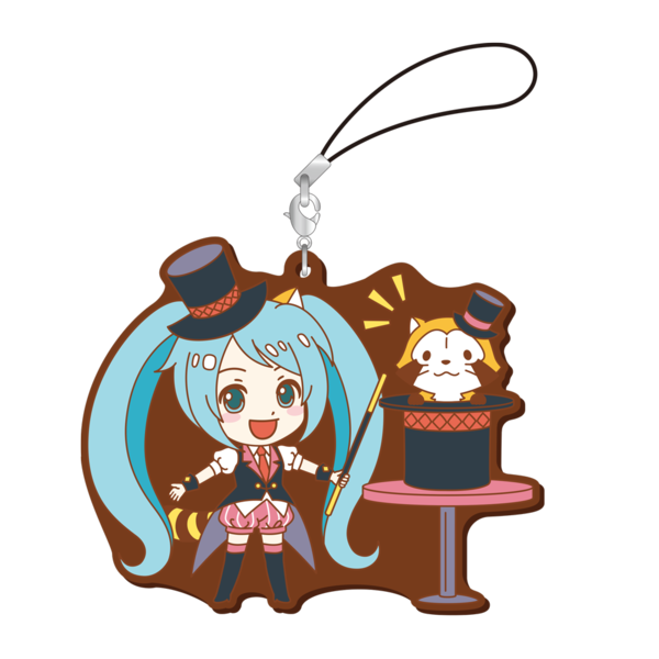 初音ミク×ラスカル2019　おっきめラバーストラップ　初音ミクB