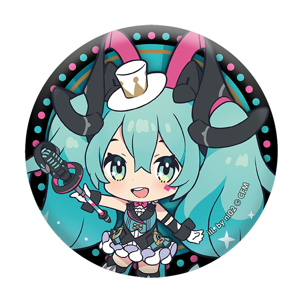 ぷにぷに缶バッジ【ミク】