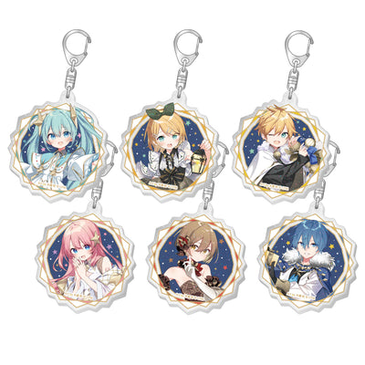 初音ミク Xmas SHOP 2023 トレーディング ラメ入りアクリルキーホルダー（単品）