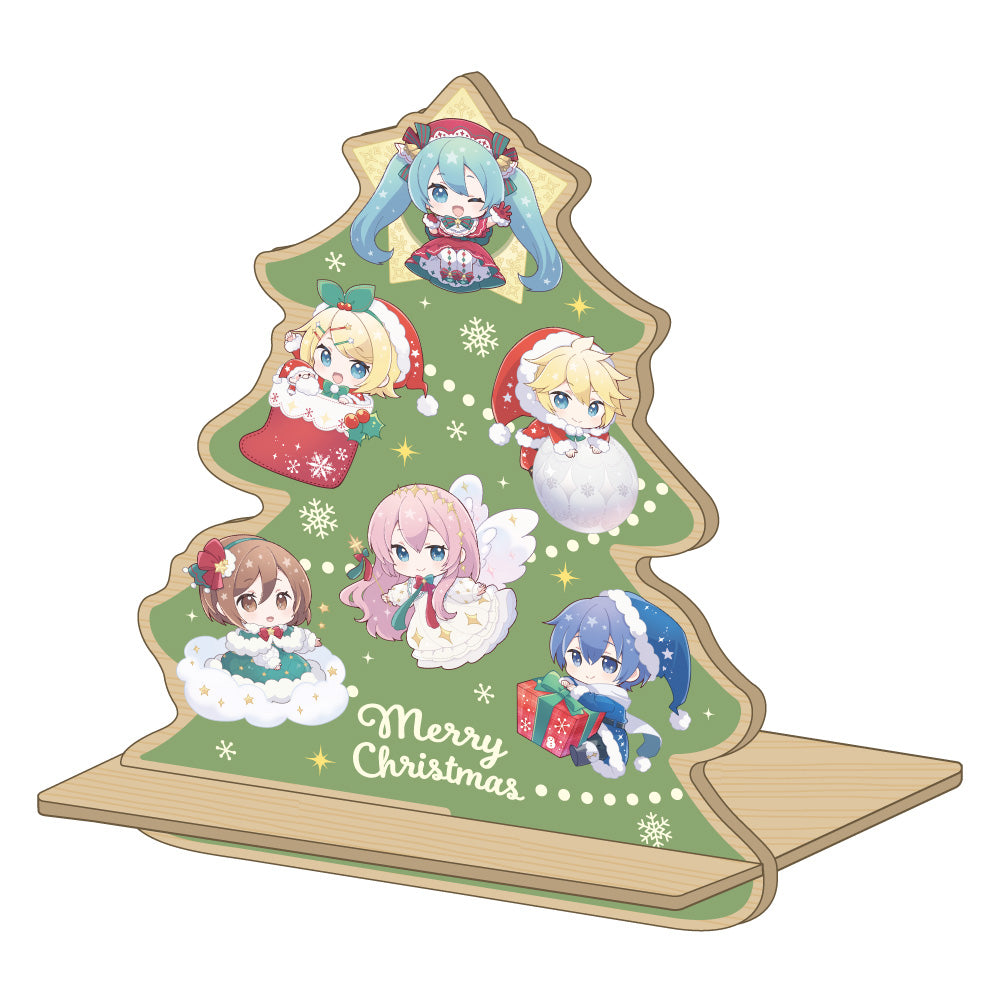  木製クリスマスツリースタンド
