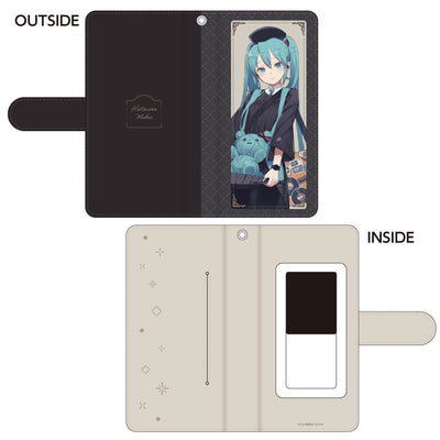 初音ミク×SOLWA 手帳型スマートフォンケース  Art by 黒星紅白