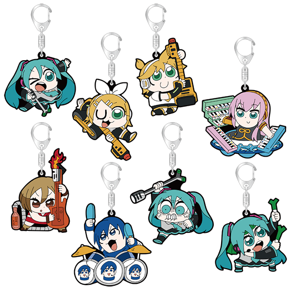 ラバーキーホルダーコレクション（BOX）8種
