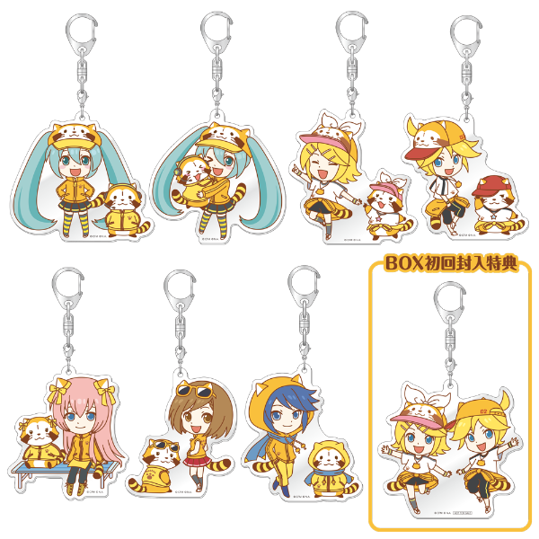 初音ミク×ラスカル2018 おっきめアクリルキーホルダーコレクション（BOX）