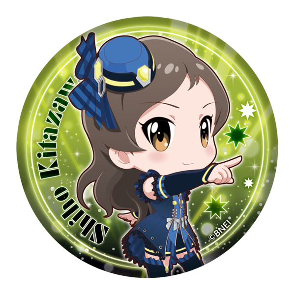 アイドルマスター ミリオンライブ！　ぷにぷに缶バッジ【北沢志保 ver.】