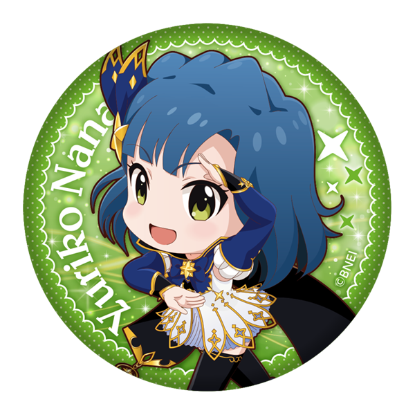 アイドルマスター ミリオンライブ！　ぷにぷに缶バッジ【七尾百合子 ver.】