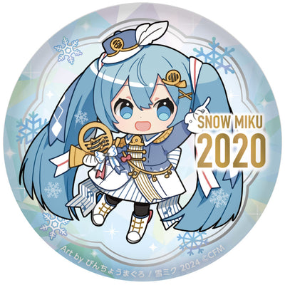 SNOW MIKU 2024 ぷにぷに缶バッジ/15th メモリアルビジュアル 2020ver.