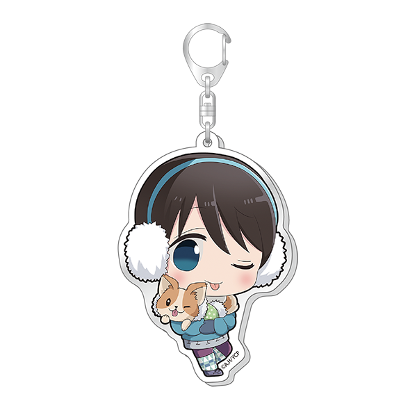 ゆるキャン△ てへぺろBIGアクリルキーホルダー【斎藤ver.】