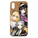 電音部 ウッドiPhoneケース/アザブエリア 【iPhoneX/Xs】