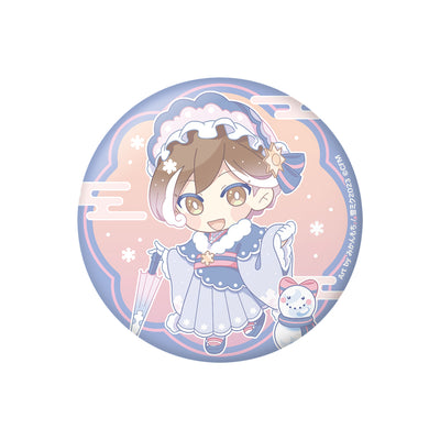 SNOW MIKU 2023 ぷにぷに缶バッジ/MEIKO みかんもちver.