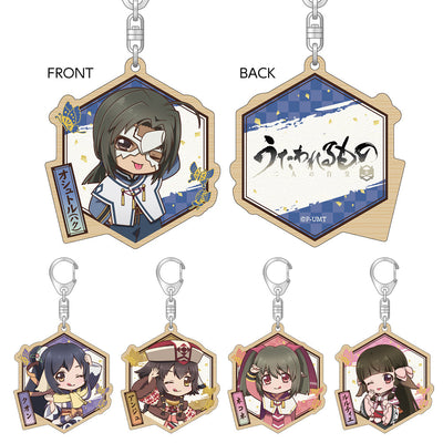 うたわれるもの 二人の白皇　トレーディングてへぺろウッドキーホルダー（単品）